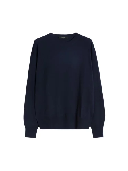 Sweter Weekend Max Mara wełniany niebieski