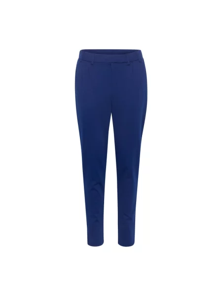 Kaffe Spodnie Kobieta M Spodnie Slim-fit niebieski