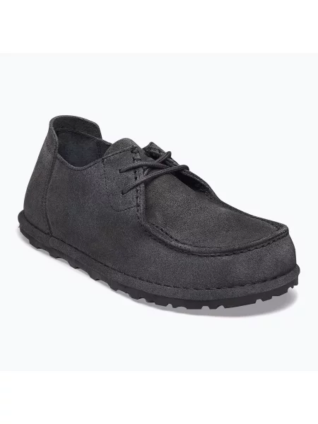 Čipkované poltopánky Birkenstock sivá