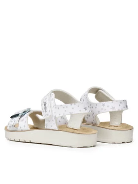Szandál Geox J Sandal Costarei Gi S fehér