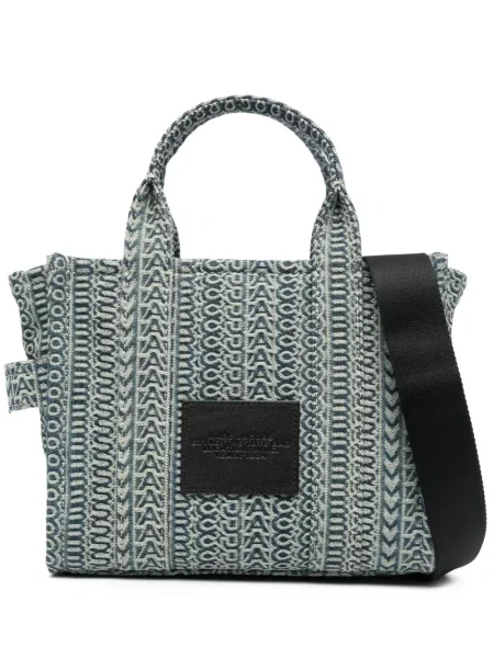 Geantă Marc Jacobs din jacard albastru