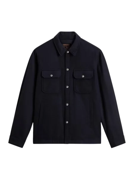 Kurtka koszulowa Woolrich niebieska