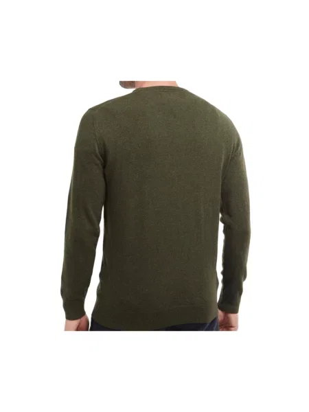 Barbour sweter wełniany zielony