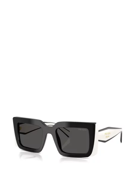 Ochelari de soare pătrați Prada Eyewear alb