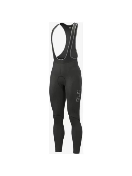 Spodnie rowerowe Alé Solid Winter Limited Edition szary odblaskowy XS czarny
