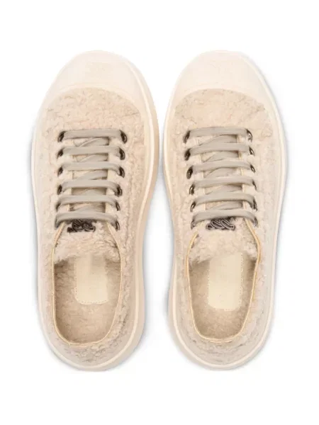 Sneakerși Casadei cu blană