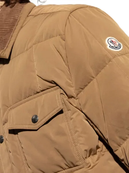 Geacă cu puf Moncler maro