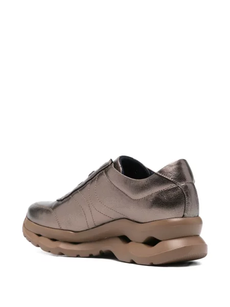Sneakerși Callaghan din piele maro