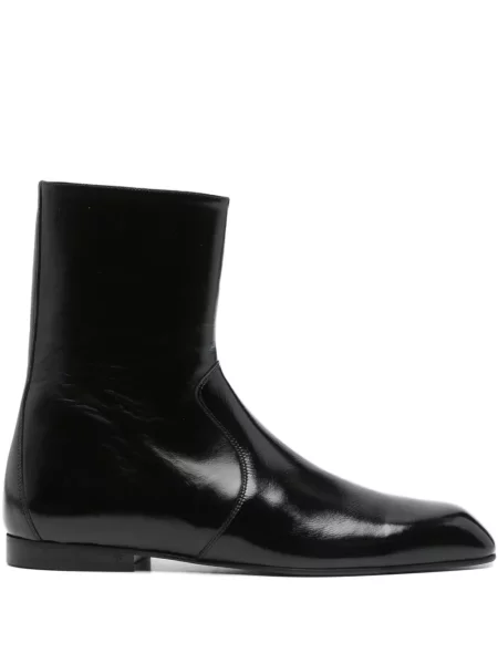 Botine Khaite din piele negru