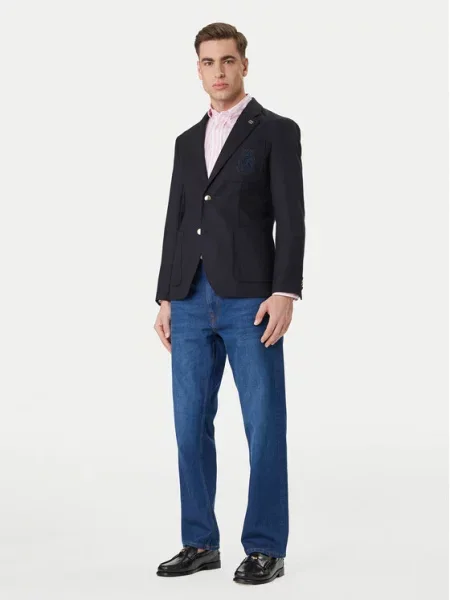 Tommy Hilfiger Suknjič Pennu Crest Club Mornarsko modra