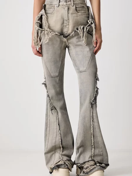 Rick Owens DRKSHDW Slivered Bootcut blugi flared pentru femei