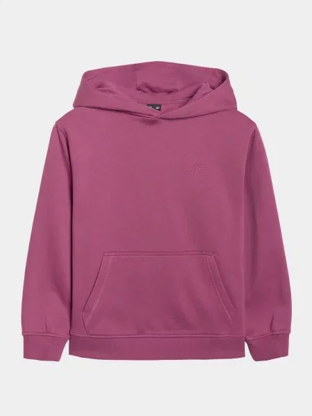 4F bluza dresowa dla dziewczynek fioletowa