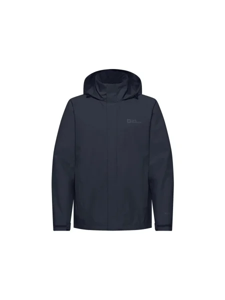 Pánska bunda do dažďa Jack Wolfskin Trailtime 2L midnight sky modrá