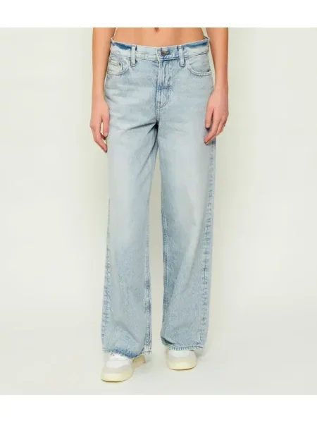 Calvin Klein Jeans Blugi | Relaxed fit | low rise albastru