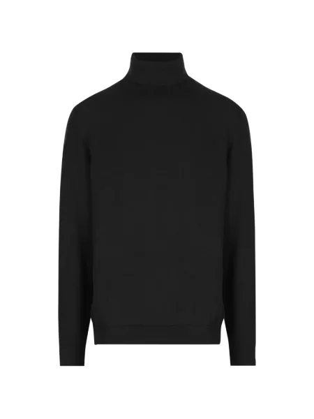 Sweter Zegna z kaszmiru czarny