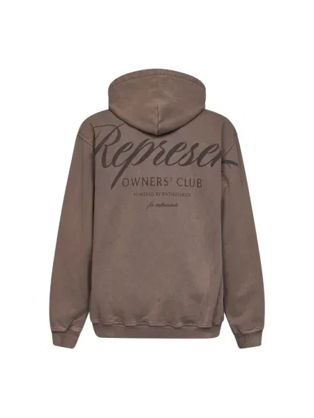 Bluza z kapturem Represent z kapturem brązowa