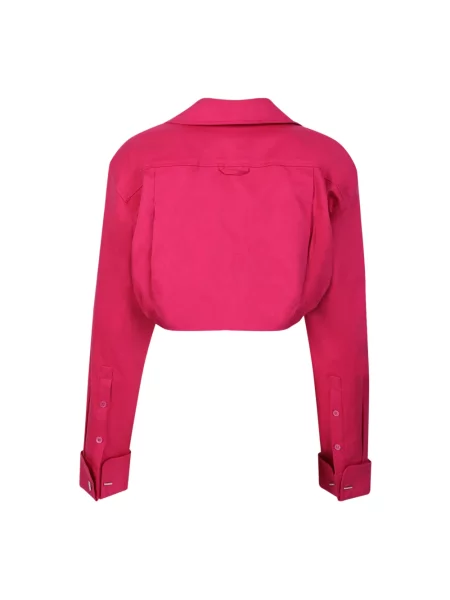 Kurtka koszulowa Jacquemus różowa