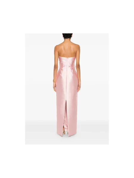 Sukienka maxi Solace London różowa
