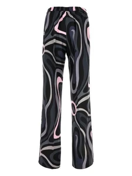 Pantaloni Pucci cu imagine negru