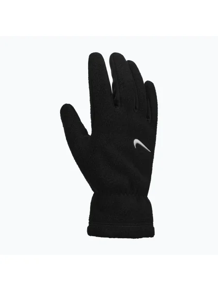 Mănuși de alergare pentru femei Nike One Therma-Fit Fleece black/white alb