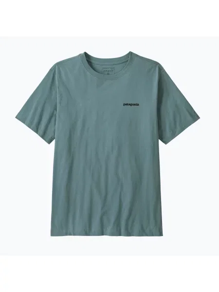 Tricou pentru bărbați Patagonia Logo blue sage albastru