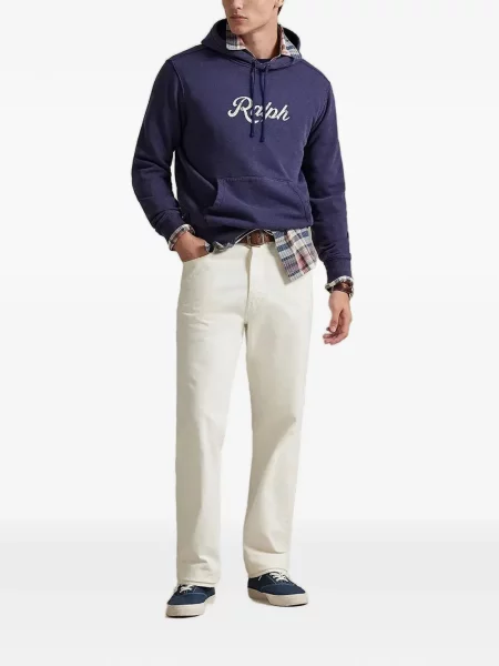 Bőr húzózsinór pólóing Polo Ralph Lauren barna
