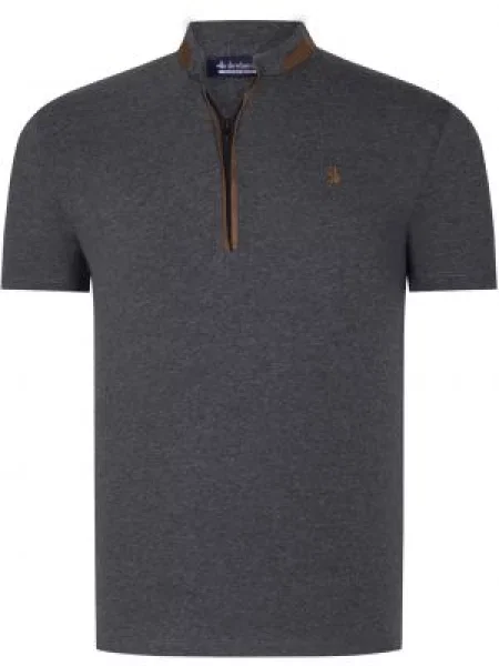 Polo majica Dewberry siva