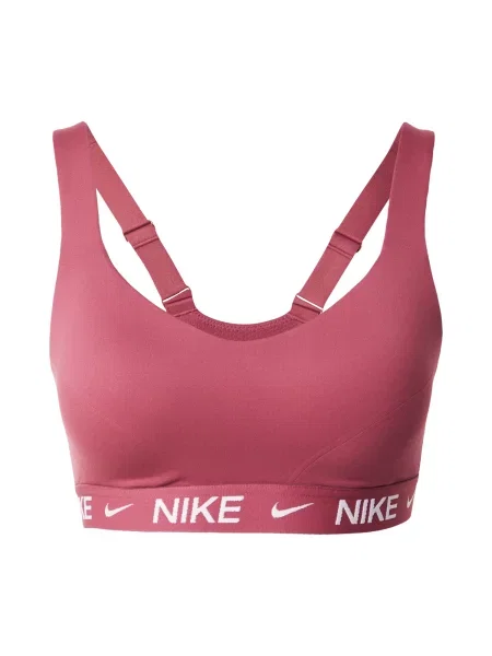NIKE Sutien sport INDY roz eozină alb