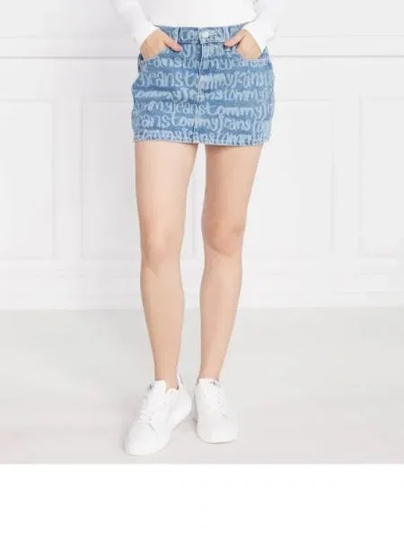 Tommy Jeans Fustă SOPHIE albastru