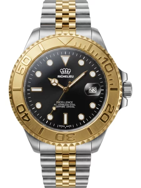 Ceas Richelieu Swiss clasic negru