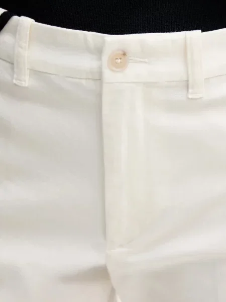 Брюки Polo Ralph Lauren с высокой посадкой белые