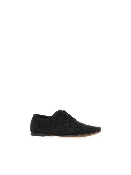 Derby Dolce And Gabbana skórzany wsuwany czarny