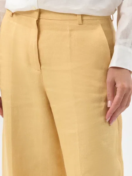 Штани Weekend Max Mara жовті