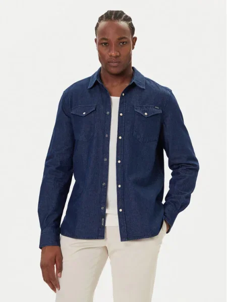 Mustang дънкова риза Duver тъмносин