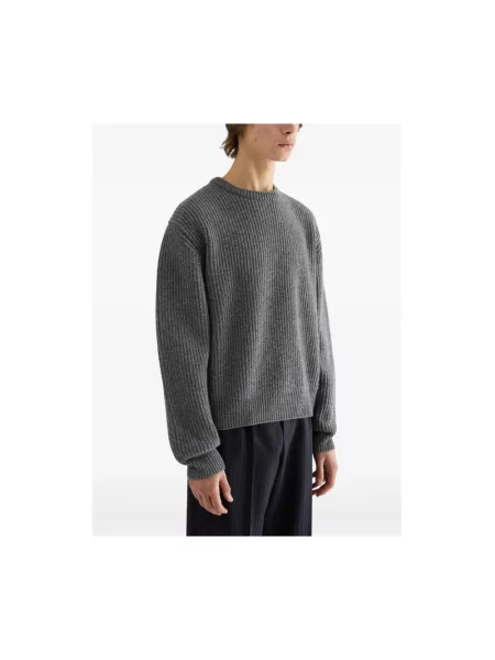 Sweter Jil Sander wełniany szary