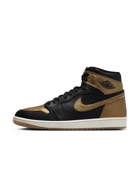 Sneakersy Jordan Air Jordan 1 skórzane żółte