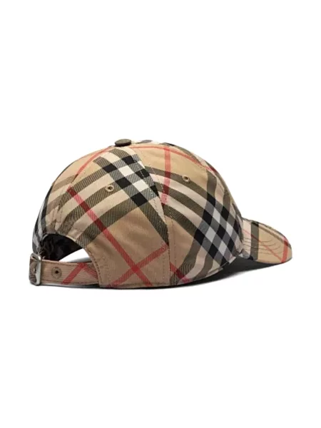 Czapka z daszkiem Burberry z logo beżowa