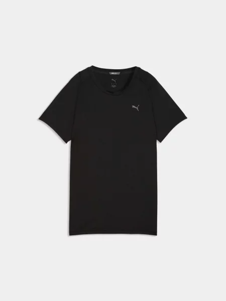 Спортивна футболка PUMA W Pwrmode Tee комбінований верх чорний
