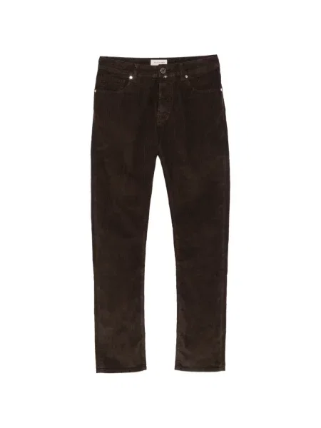 Pantaloni Jacob Cohën de catifea cord maro
