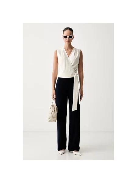 Joseph Ribkoff legginsy niebieskie