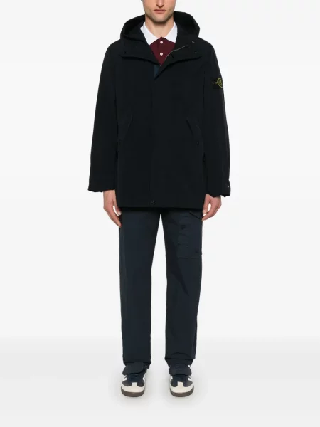 Geacă Stone Island cu strasuri albastru