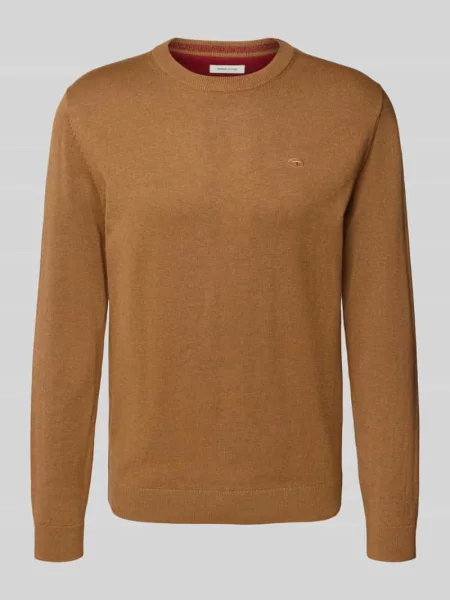 Sweter z dzianiny o kroju regular fit z czystej bawełny Tom Tailor
