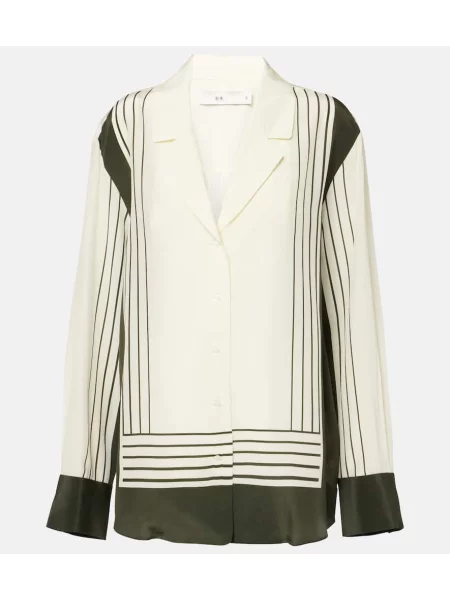 Cămașă Sir de mătase alb