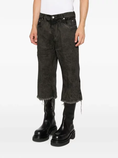 Decupat blugi Rick Owens negru