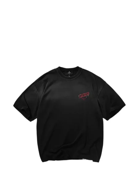 Tricou Represent cu imagine cu decolteu rotund negru