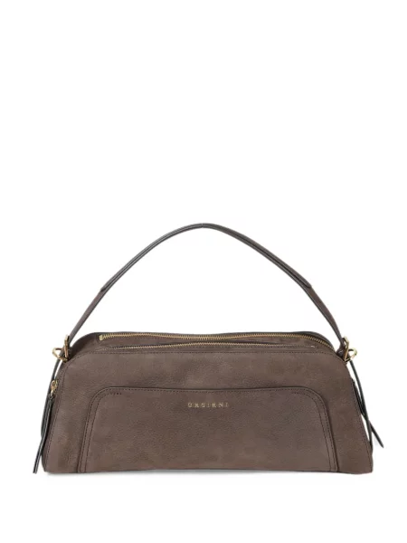 Clutch Orciani καφέ