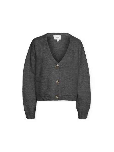 Kardigan Aware s melange uzorkom siva