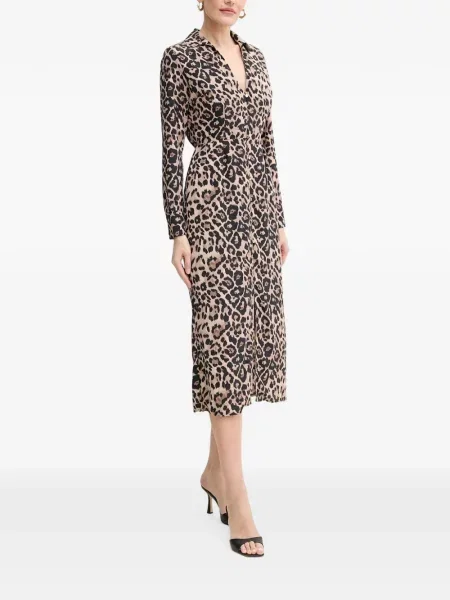 Rochie midi Morgan cu imagine cu model leopard