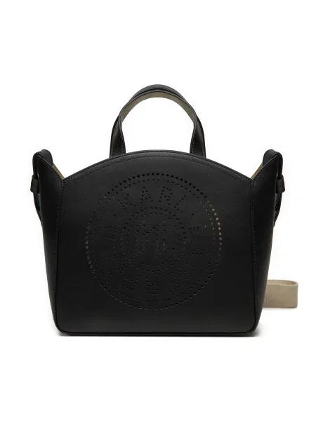 Karl Lagerfeld Kožna torba K/SIGNATURE crna