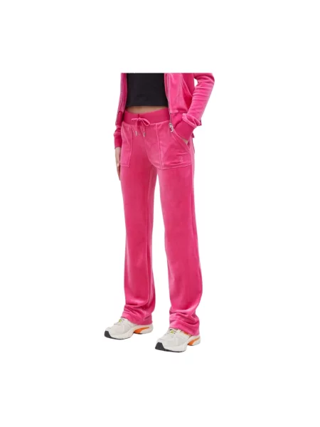 Spodnie dresowe Juicy Couture różowe
